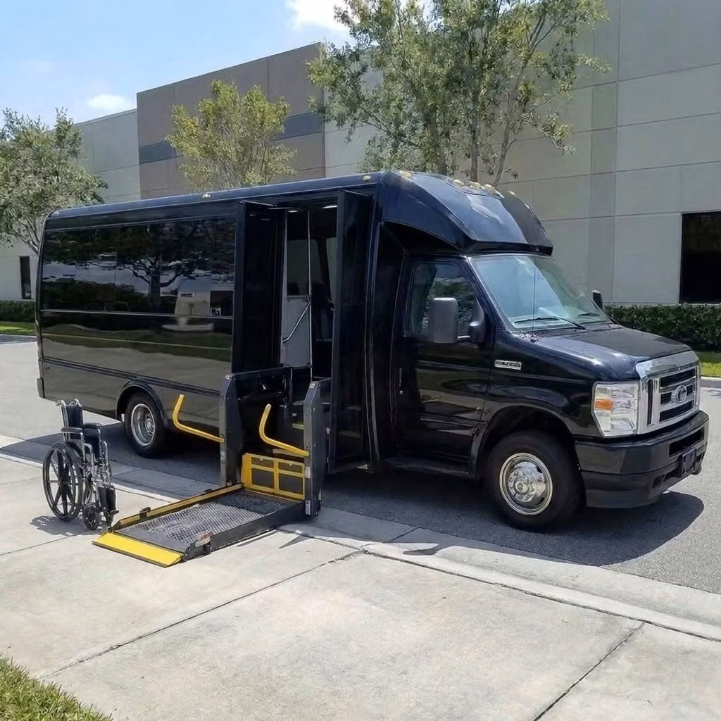 west melbourne 18 passenger minibus wheelchair lift