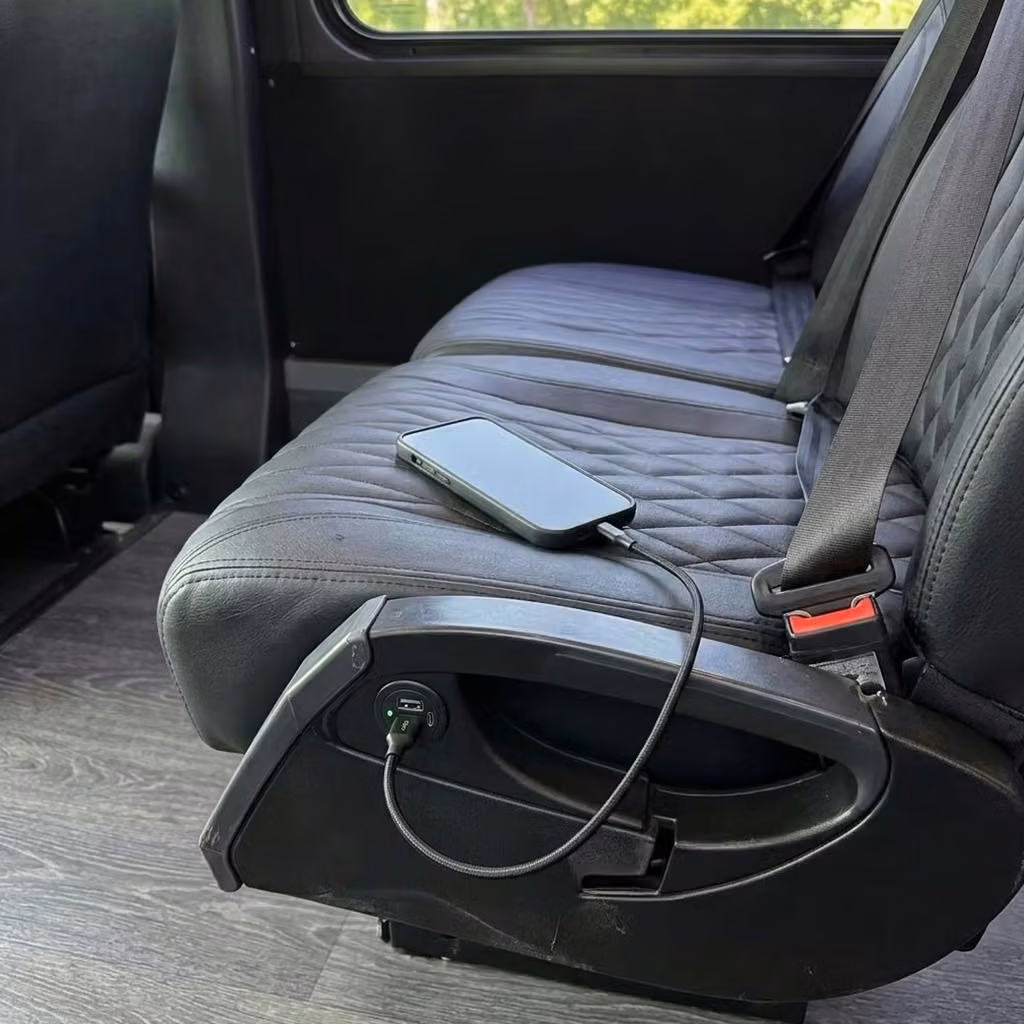 west melbourne 20 passenger minibus usb charging