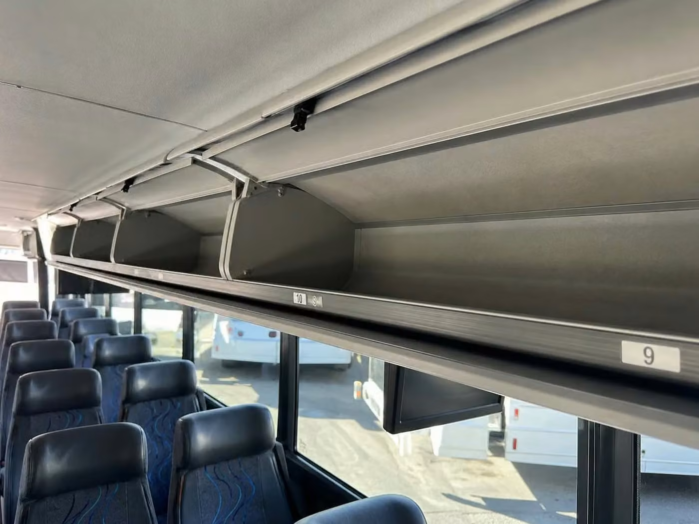 west melbourne 25 passenger minibus overhead storage
