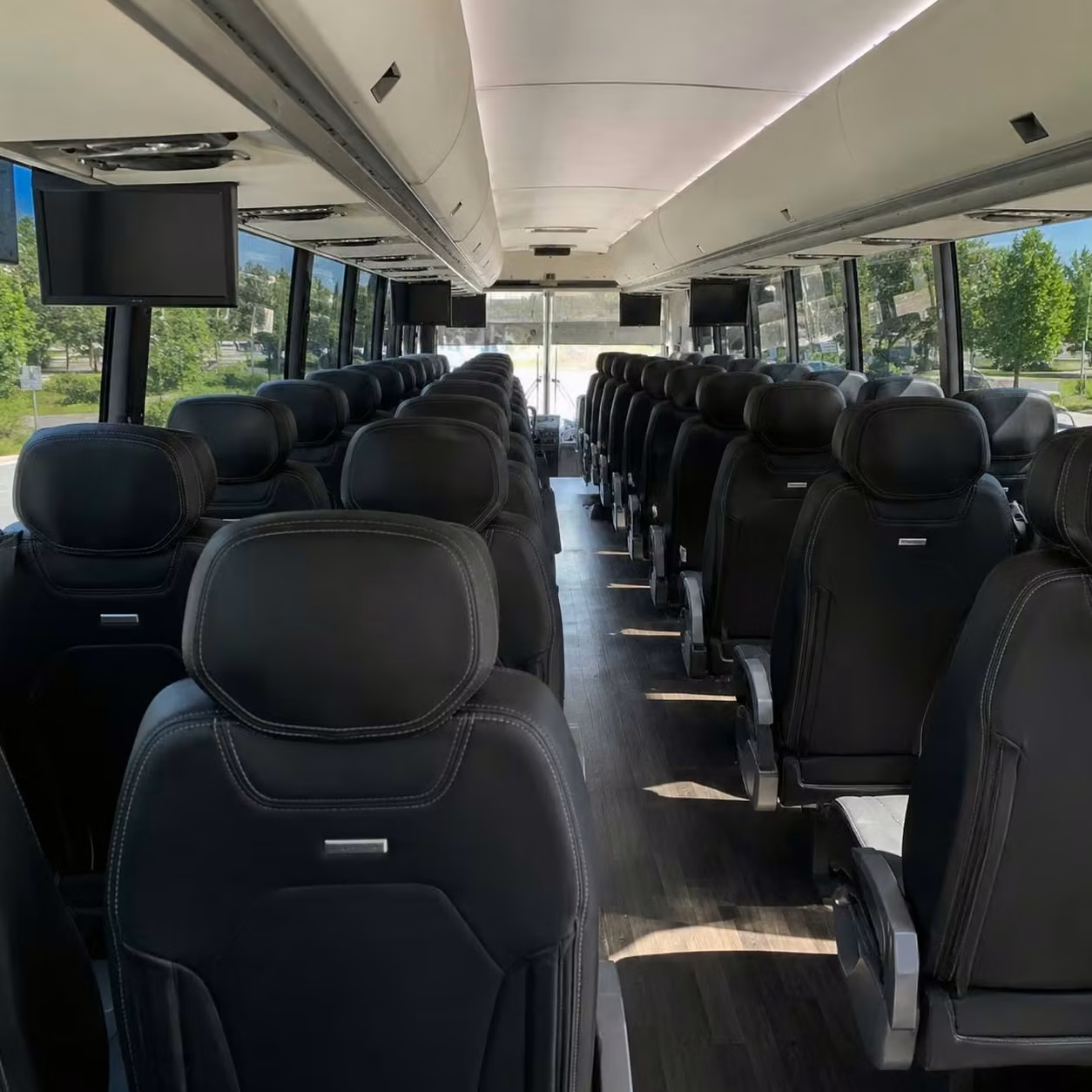 west melbourne charter bus interior 1