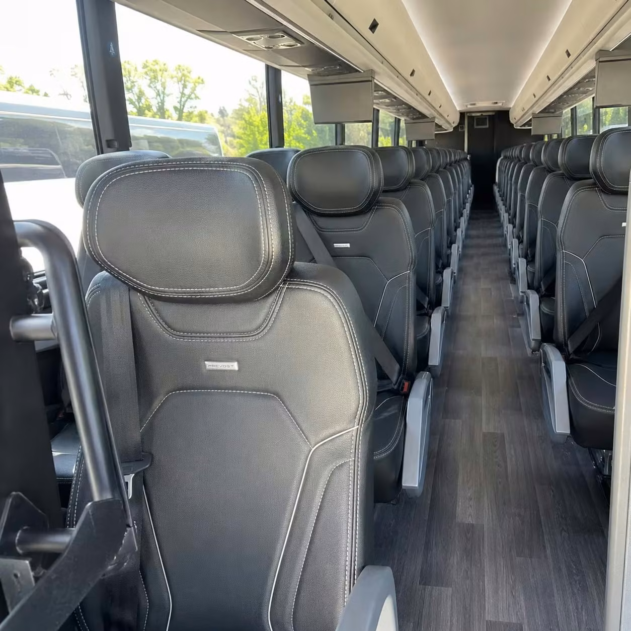 west melbourne charter bus interior 2