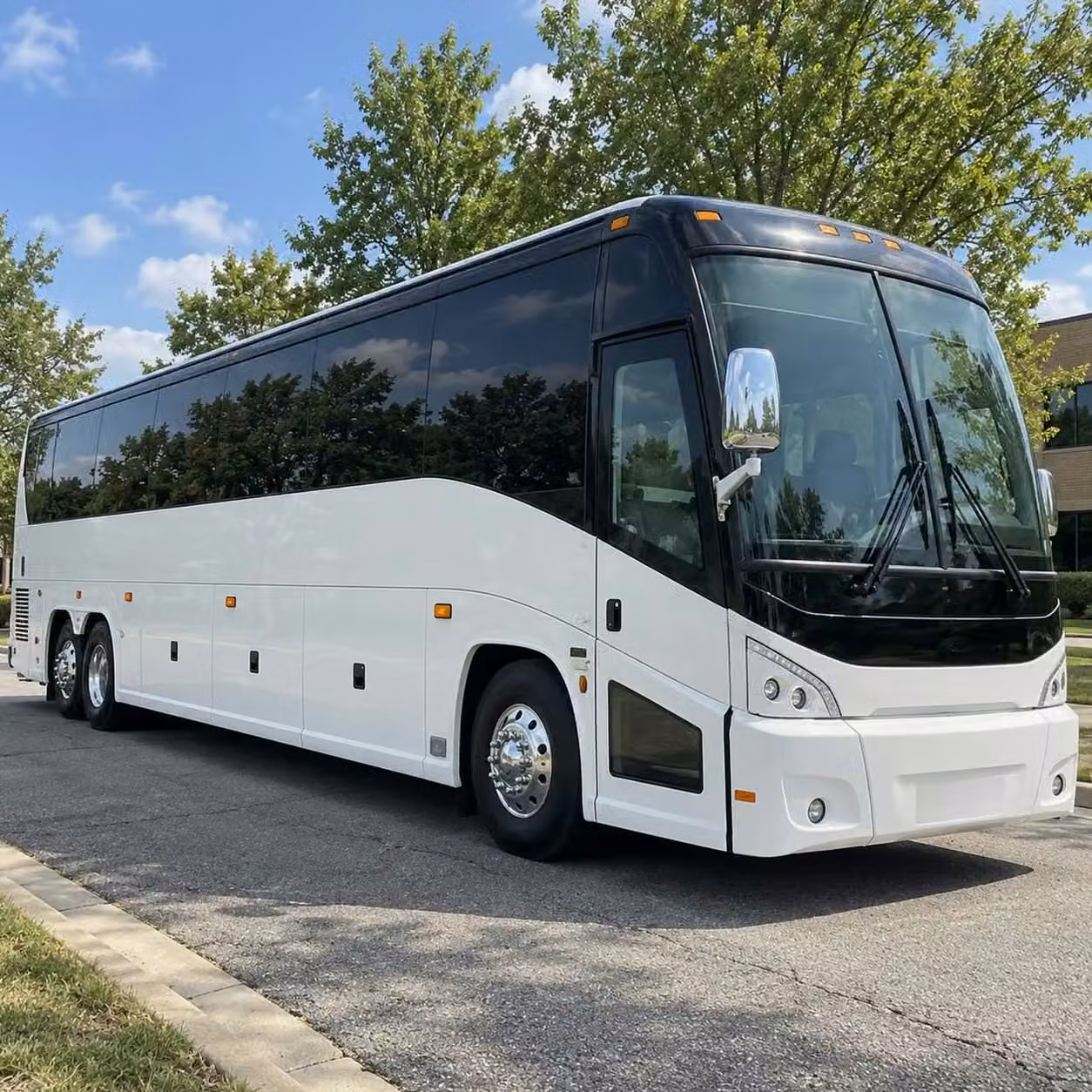 west melbourne charter bus transportation to acrisure bounce house