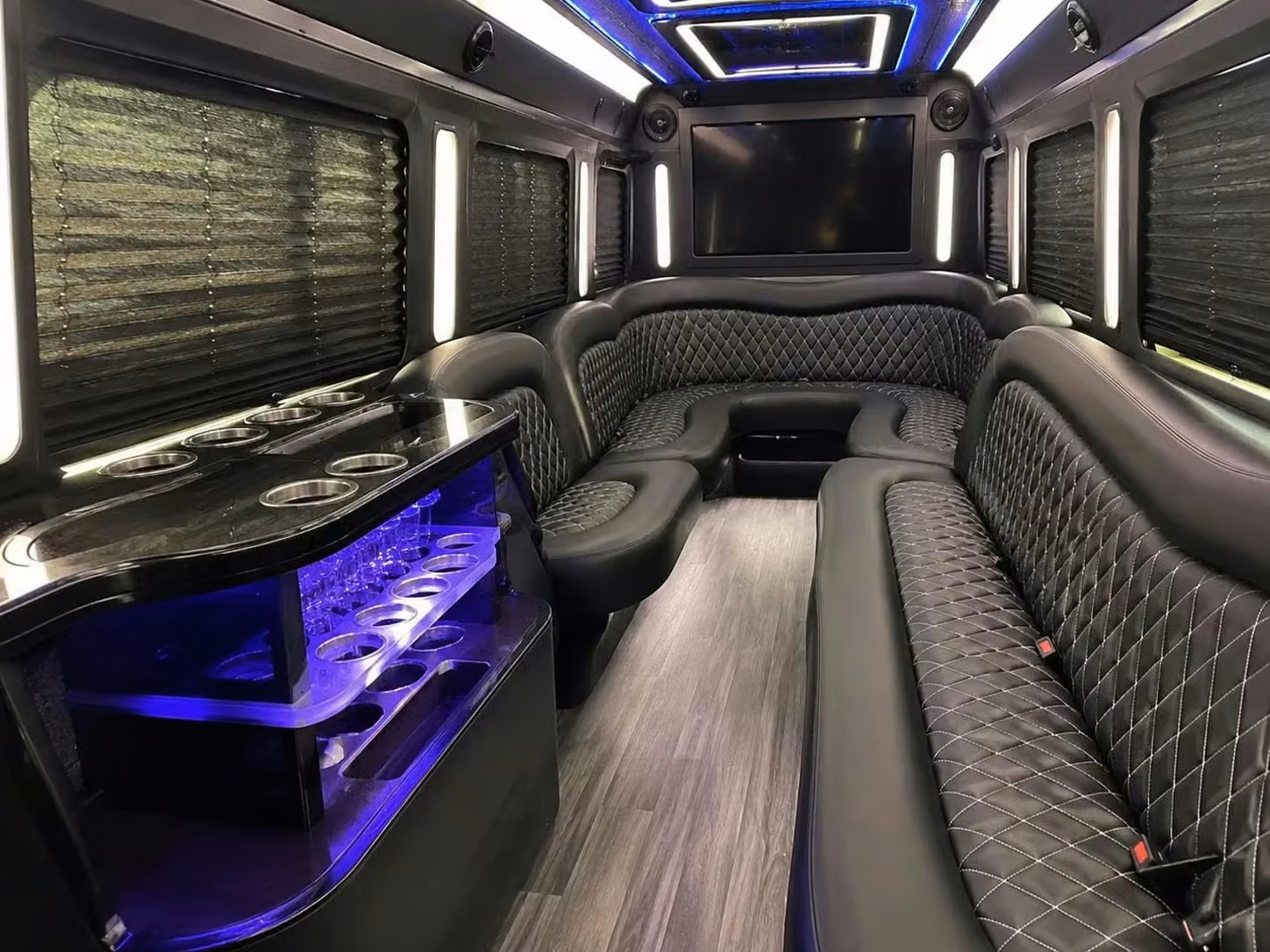 west melbourne party bus bar area