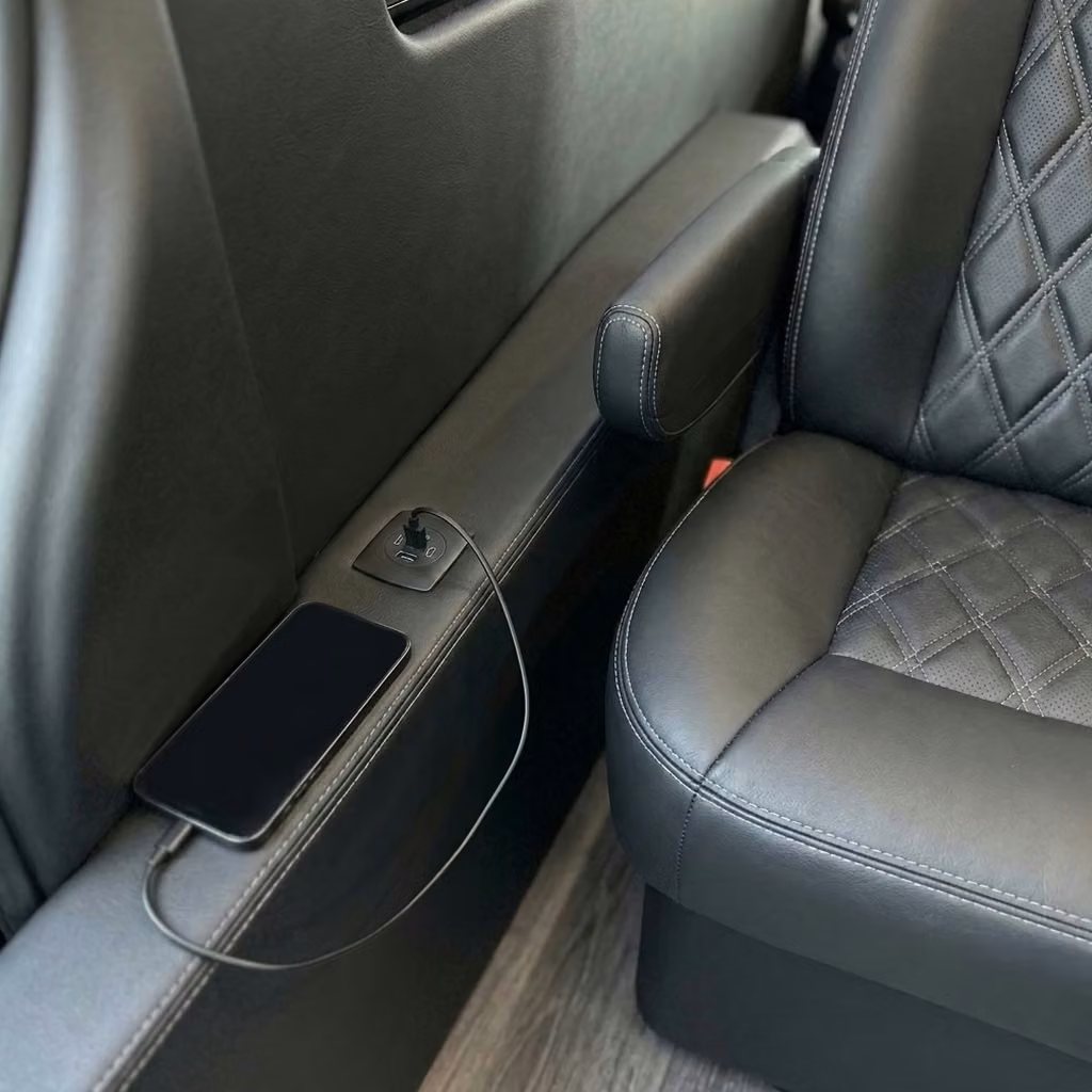 west melbourne sprinter van rental with driver usb charging