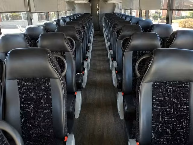 west melbourne charter bus interior