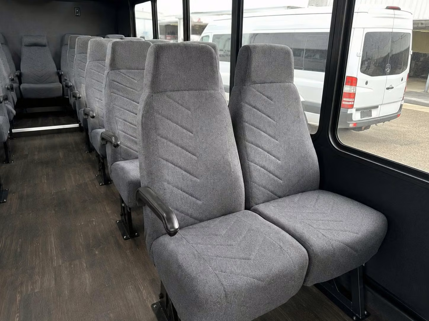 18 passenger minibus inside