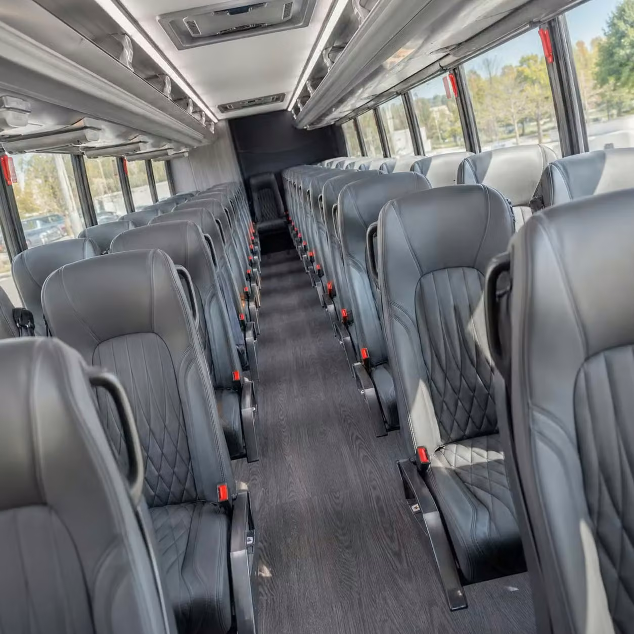 30 passenger minibus inside