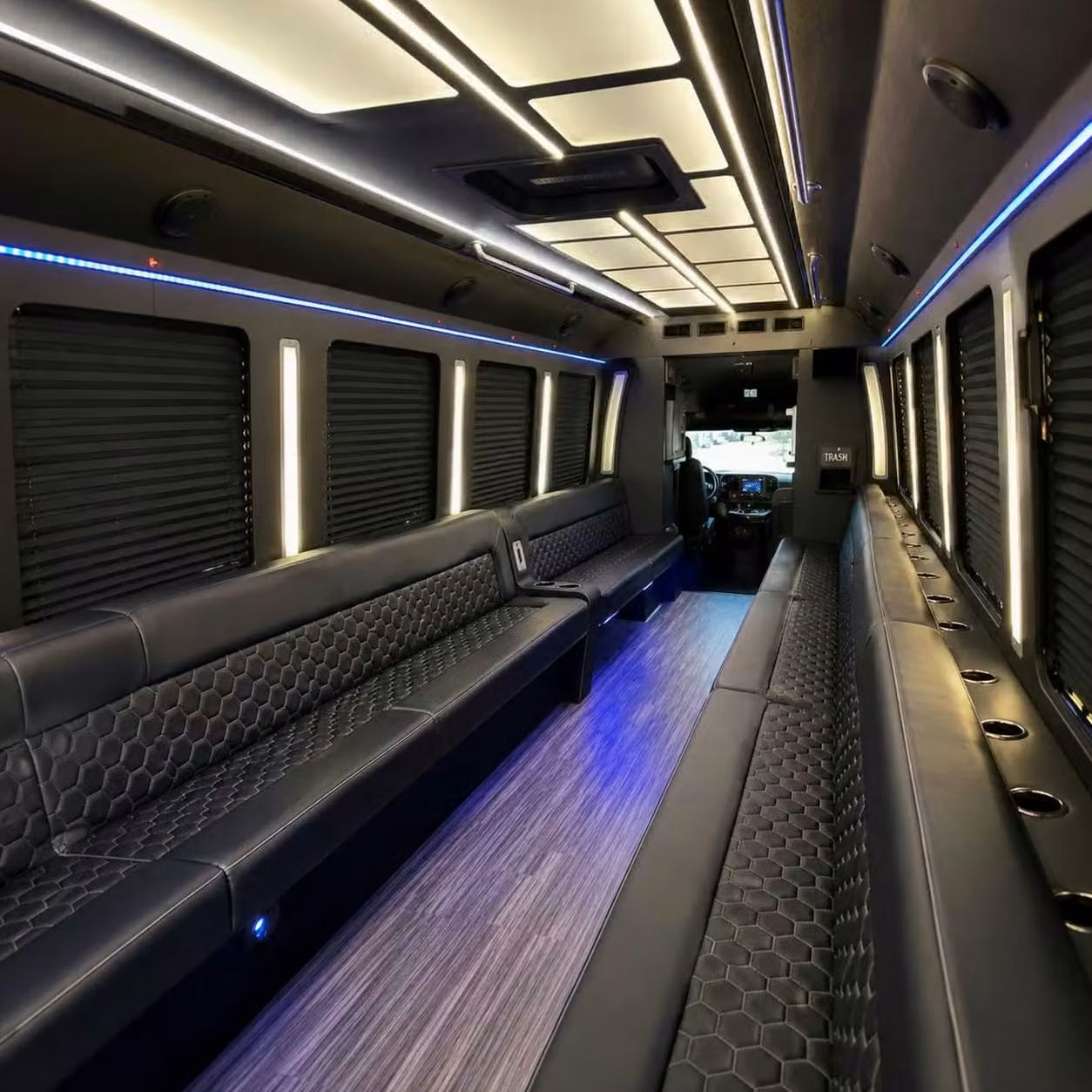 party bus interior